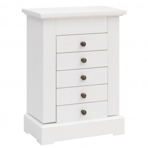 Guarda-joias com espelho MDF 25x13.5x34 cm H