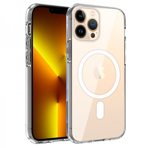 Carcasa COOL para iPhone 13 Pro Max Magnética Transparente D
