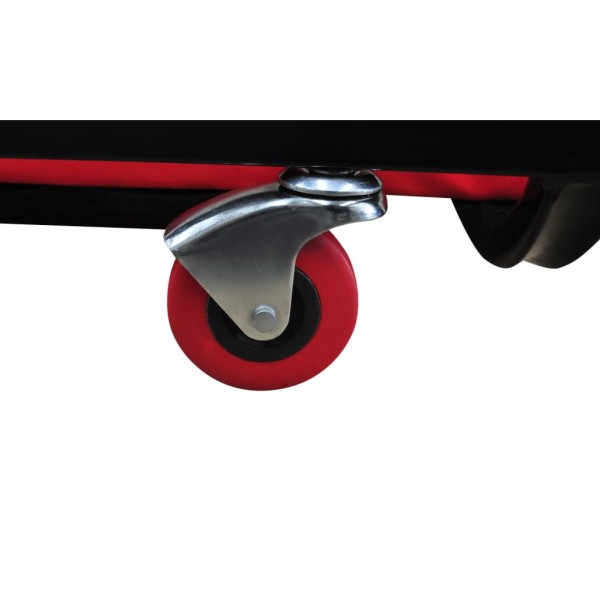 Camilla para trabajos mecánicos ajustable con 6 ruedas M 4