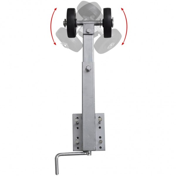 Set de 2 soportes de doble rueda de remolque de barco 59-84 cm M 5