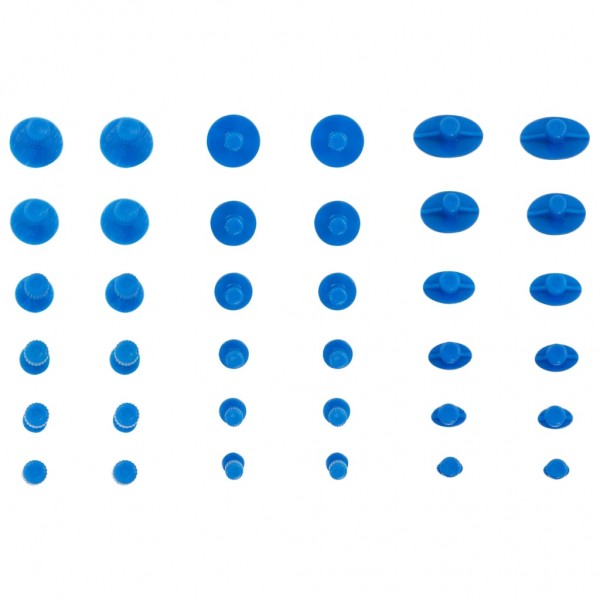 Guias cola remoção amolgadelas/mossas carro 36 pcs M 4