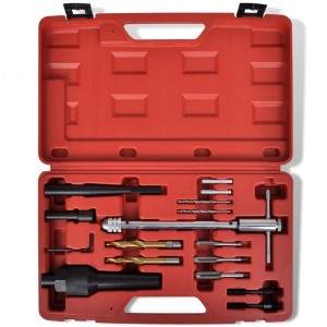 Kit Removedor Vela de Incandescência Reparador Segmento 16 peças H