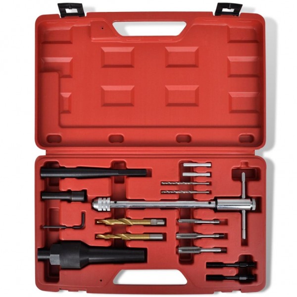 Kit Removedor Vela de Incandescência Reparador Segmento 16 peças M 2