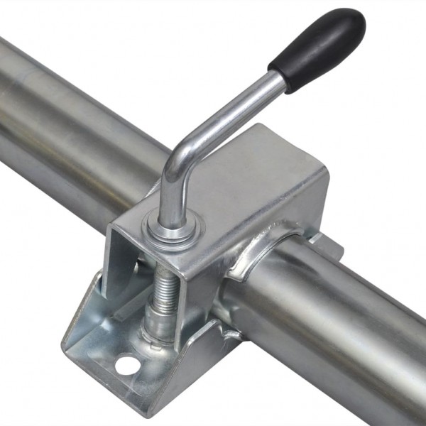 2 tubos de suporte com 2 grampos de separação p/ 48 mm roda jóquei M 5