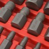 Juego de extractores de tornillos de acero 10 piezas 2