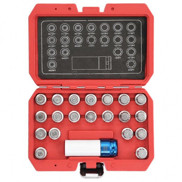 Juego de llaves de bloqueo de llantas 21 piezas para BMW M 3
