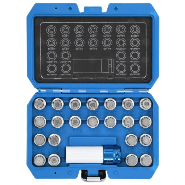 Jogo de chaves de rodas para VAG 23 pcs M 3