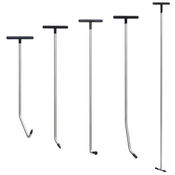 Conjunto reparação de mossas s/ repintura 5 pcs aço inoxidável M 2