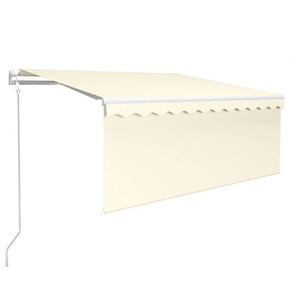 Toldo retrátil automático com estore 3x2.5 m cor creme M 2