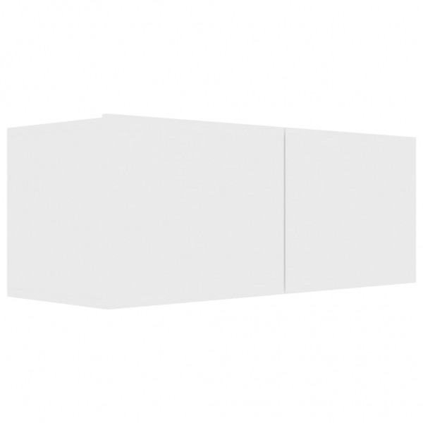 Set de muebles de salón TV 3 piezas madera de ingeniería blanco M 4