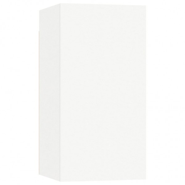 Móveis de TV 4 pcs 30.5x30x60 cm derivados de madeira branco M 4