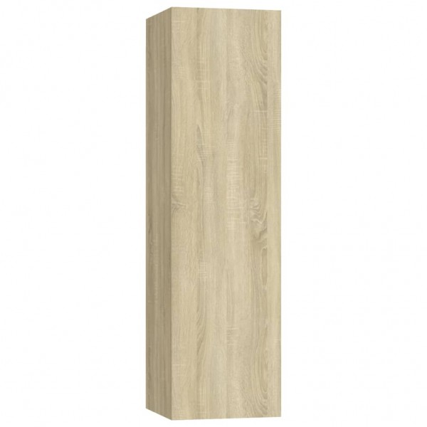 Juego de muebles de salón 3 piezas roble Sonoma M 5