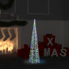 Cone de iluminação decorativo c/ LEDs multicor acrílico 90 cm 1