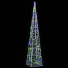 Cono de luz LED decorativo acrílico multicolor 90 cm 2
