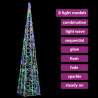 Cone de iluminação decorativo c/ LEDs multicor acrílico 90 cm 5