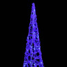 Set de cono de luz LED decorativo acrílico azul 30/45/60cm 3