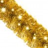 Guirnalda de Navidad con luces LED dorado 10 m 5