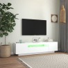 Mueble para TV con luces LED blanco 160x35x40 cm 5