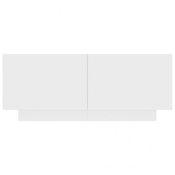 Mueble para TV madera contrachapada blanco 100x35x40 cm M 5