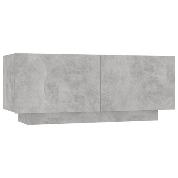 Mueble para TV contrachapada gris hormigón 100x35x40 cm M 2