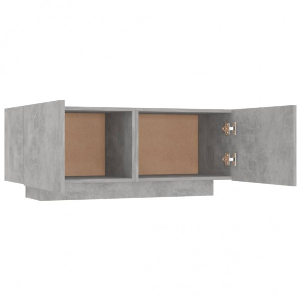 Mueble para TV contrachapada gris hormigón 100x35x40 cm M 4