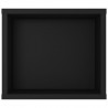 Armário TV suspenso 100x30x26.5 cm derivados de madeira preto 5