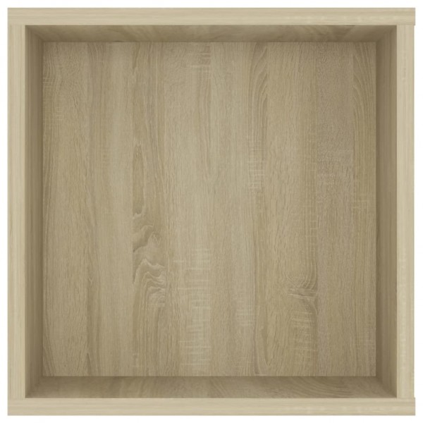 Mueble pared TV madera contrachapada roble Sonoma 102x35x35 cm M 5