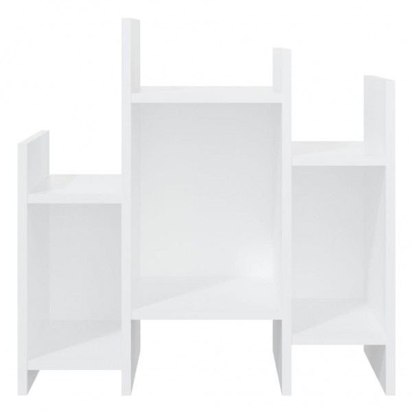 Armario auxiliar de madera contrachapada blanco 60x26x60 cm M 5