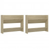 Sapateiras de parede 2 pcs 80x18x60cm contrapl. carvalho sonoma 2