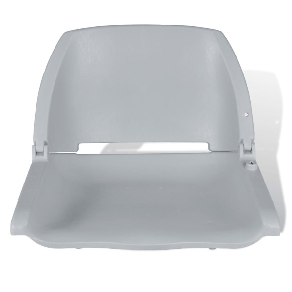 Asiento barco respaldo plegable sin cojín azul gris 41x36x48 cm M 2