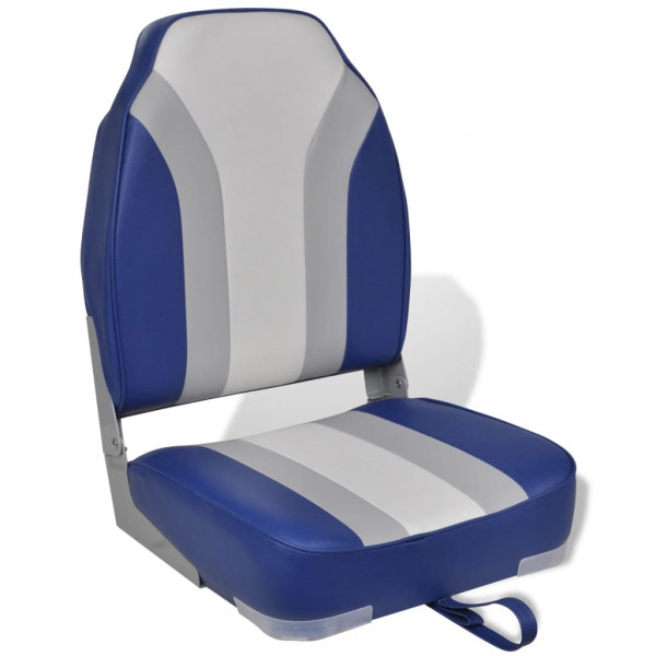 Asiento plegable con respaldo alto para embarcación D