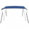 Toldo em 3 arcos Bimini 183x180x137 cm azul 5