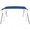 Toldo em 3 arcos Bimini 183x196x137 cm azul 5