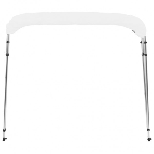 Toldo Bimini de 4 arcos blanco 243x210x137 cm M 5
