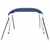 Toldo Bimini de 2 arcos azul marino 180x130x110 cm 3