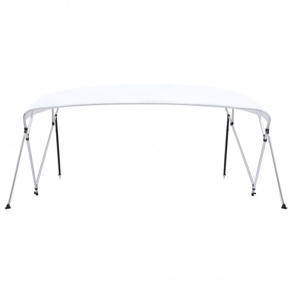 Toldo Bimini de 4 arcos blanco 243x(230-244)x137 cm M 3