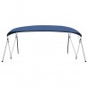 Toldo Bimini de 4 arcos azul marino 243x(230-244)x137 cm 3