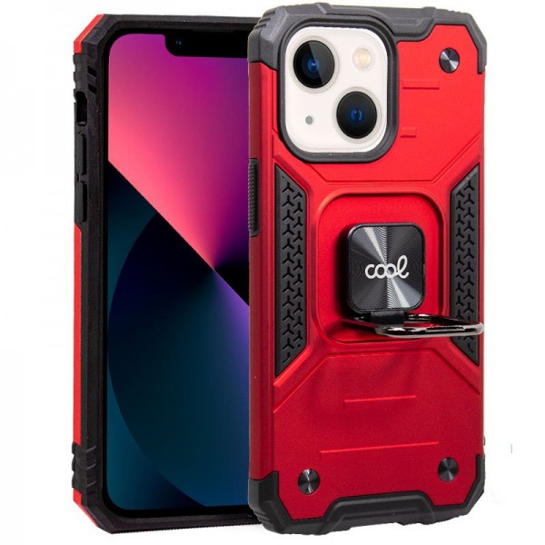 Carcasa COOL para iPhone 13 mini Hard Anilla Rojo D