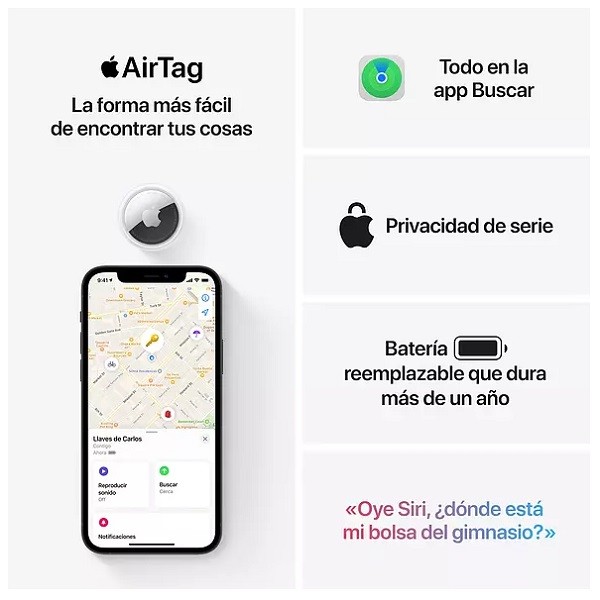 Apple AirTag blanco M 7