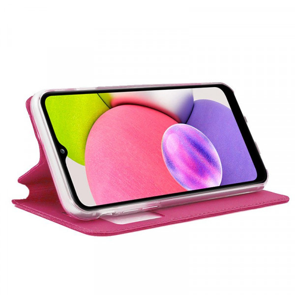 Fundação COOL Capa de Flip para Samsung A037 Galaxy A03s rosa Liso M 2