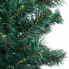 Árbol de Navidad artificial delgado y soporte PVC verde 120 cm 4