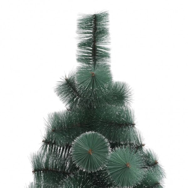 Árvore de Natal artificial com suporte 210 cm PET verde M 3
