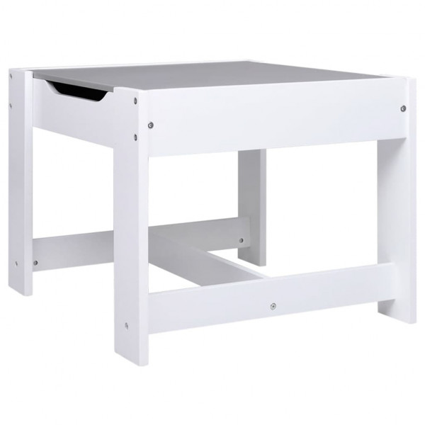 Mesa infantil com duas cadeiras MDF branco M 5