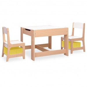 Mesa infantil con 2 sillas MDF H
