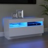 Mueble para TV con luces LED blanco 80x35x40 cm 1