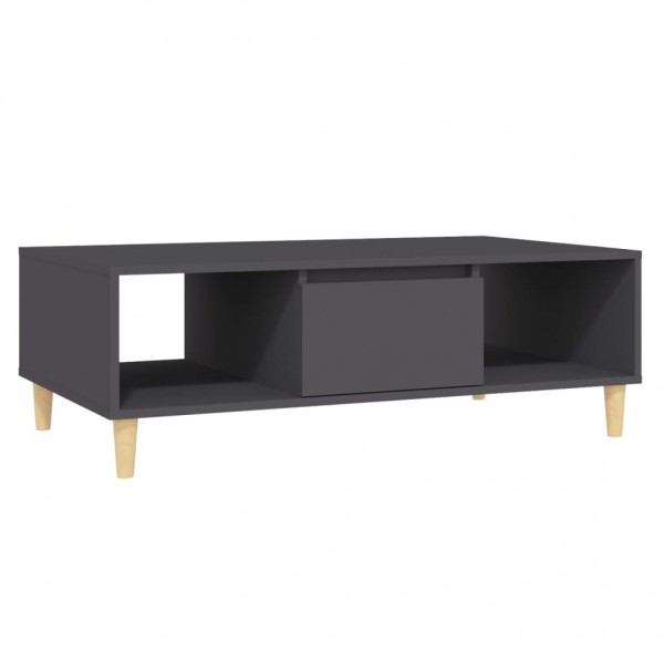 Mesa de centro 103.5x60x35 cm derivados de madeira cinza M 2