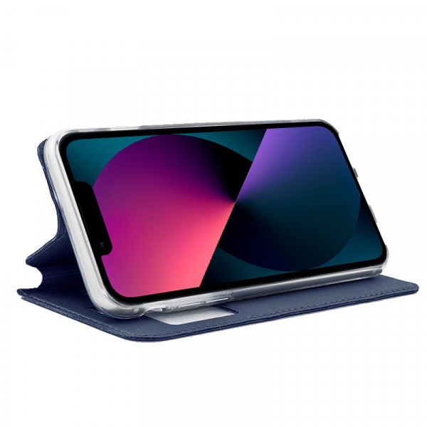 Funda COOL Flip Cover para iPhone 13 mini Liso Azul M 2