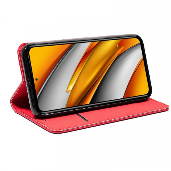 Funda COOL Flip Cover para Xiaomi Mi 11i / Pocophone F3 Liso Rojo M 2