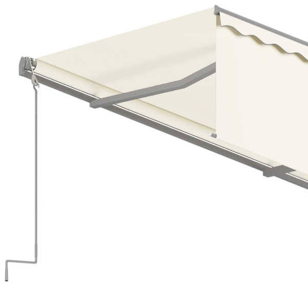Toldo retrátil automático com estore 3.5x2.5 m cor creme M 5