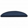 Tapetes de escada autoadesivos 5 peças 56x17x3 cm azul-marinho semicircular 4
